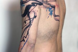 Lina Tattoo Upper Arm Shoulder Blade